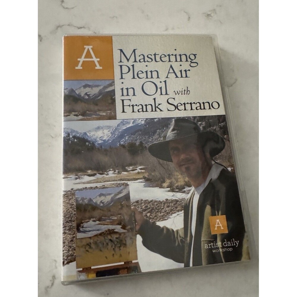 Mastering Plein Air in Oil Frank Serrano DVD Artist Daily Workshop Painting